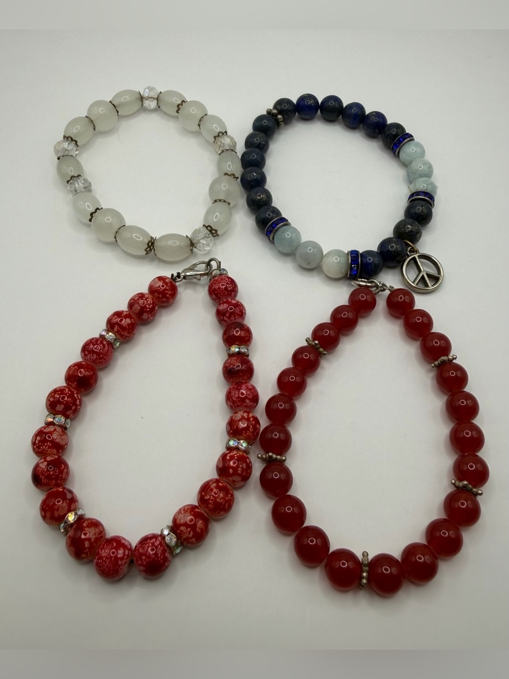 Beaded Bracelets - Lot Of 4